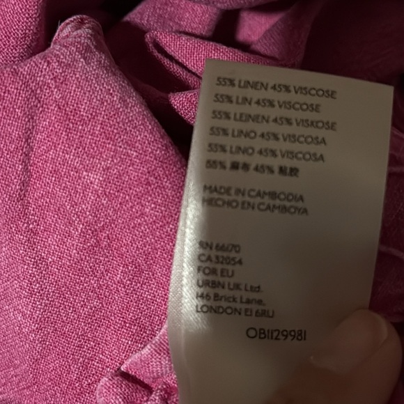 Anthropologie Women's Rhys Utility Jogger Pink, size XL - Picture 8 of 8